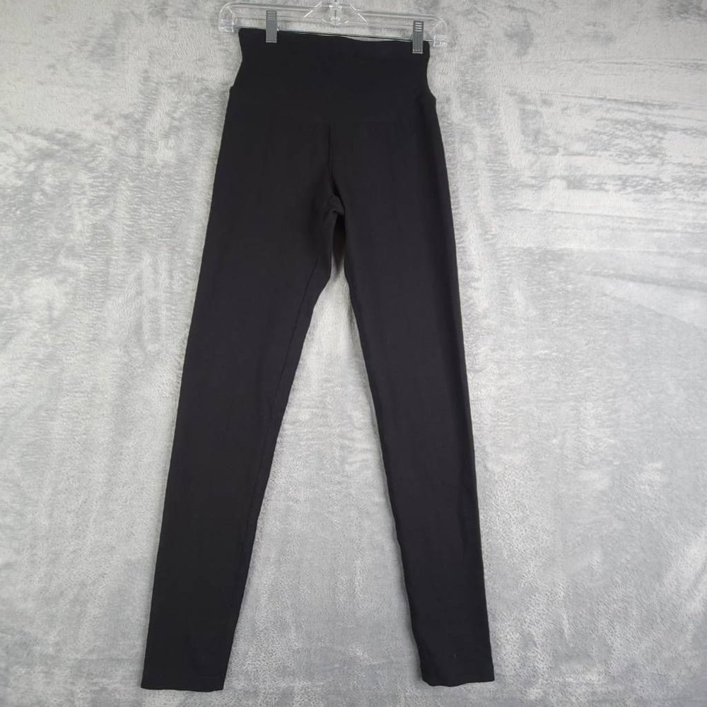Nearly Nude Leggings‎ Women Black Mid Rise Stretch Cotton Small NWOT